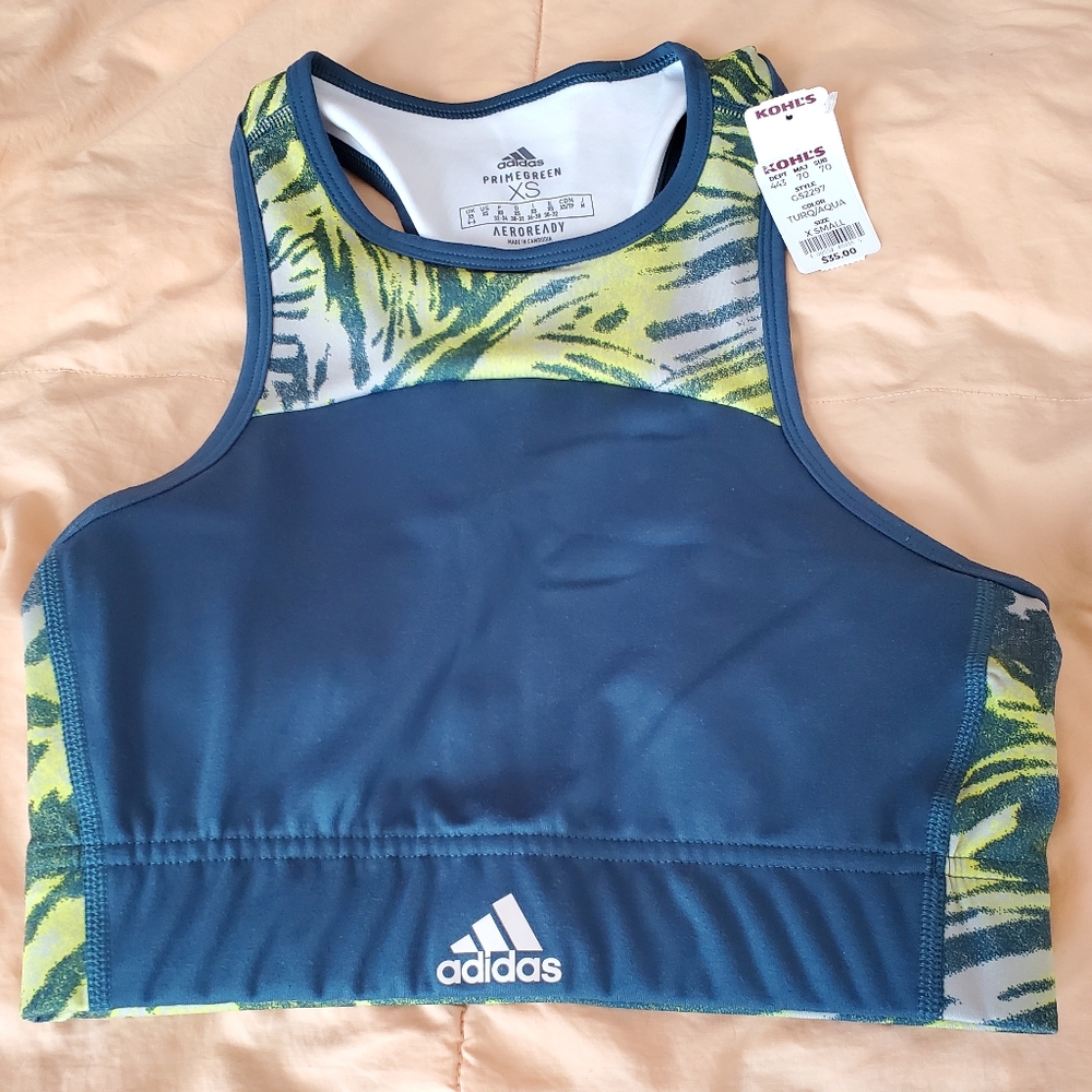 Adidas XS Aeroready Sports Bra - Picture 2 of 5